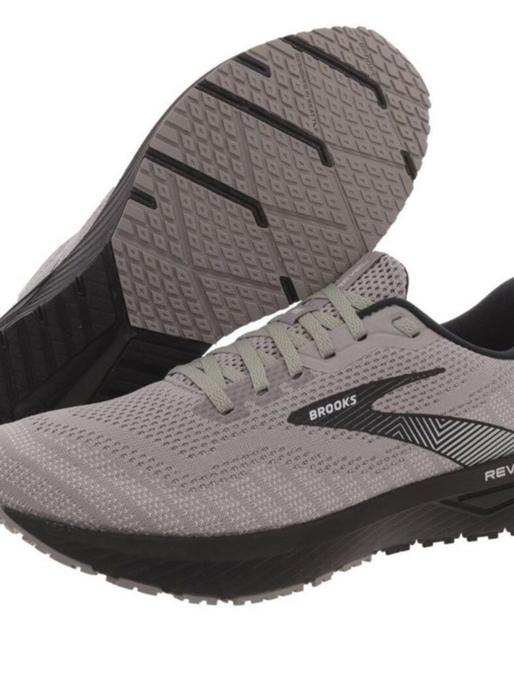 BROOKS Revel 6 Gray Running Training Fitness Athletic Shoes Men’s 10.5
